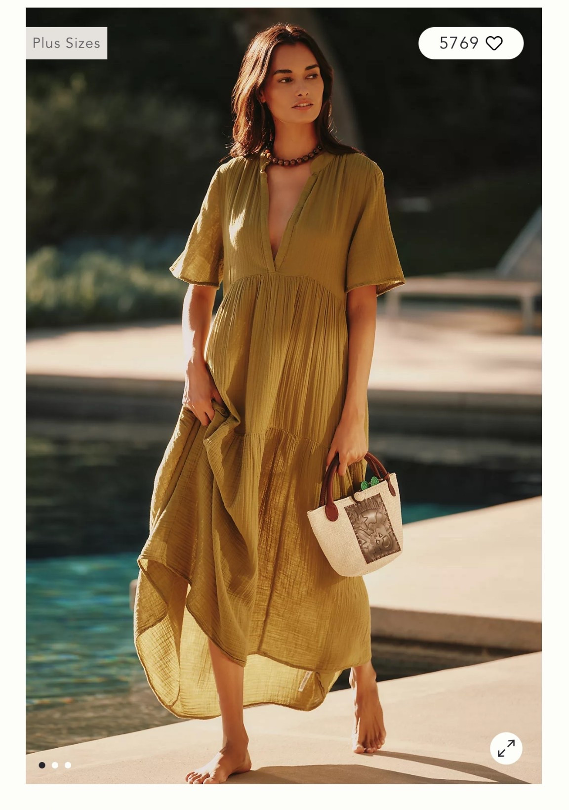 Love this feminine flirty maxi comes in a few colors. I love this neutral with a grassy bag and neutral flip flop 

#LTKSwim #LTKTravel