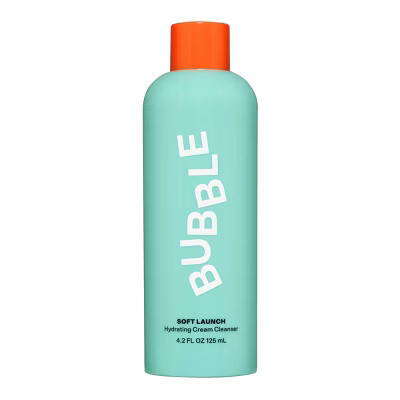 Bubble Skincare Soft Launch Hydrating Cream Cleanser - 4.2 fl oz: Sensitive & Dry Skin, Paraben-Free, Unscented | Target