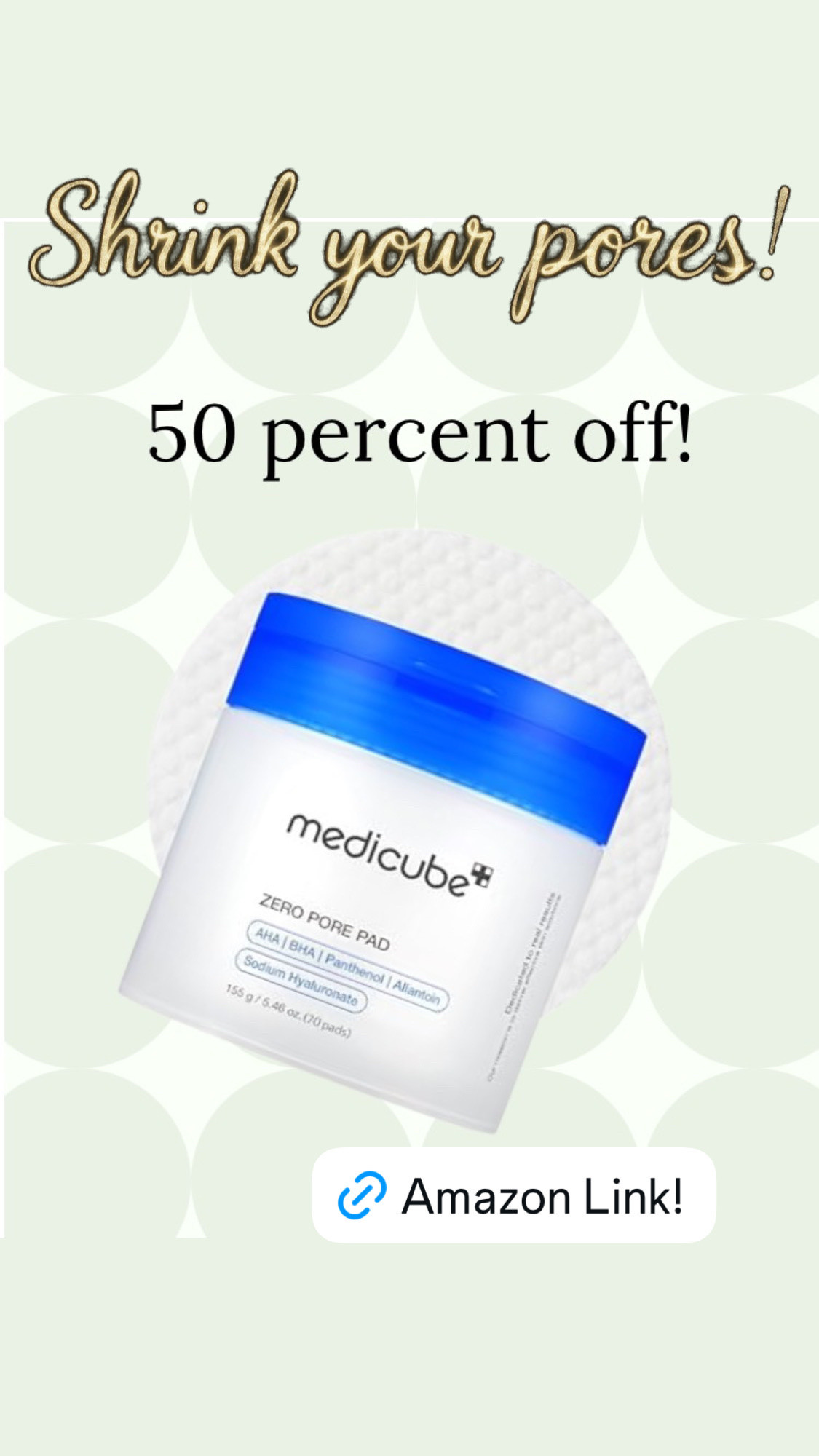 BEST PORE SHRINKER! 50 Percent off!

#LTKSaleAlert #LTKmorningroutine #LTKselfcare