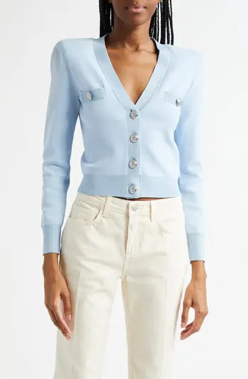 L'AGENCE Taya Crop Cardigan | Nordstrom | Nordstrom