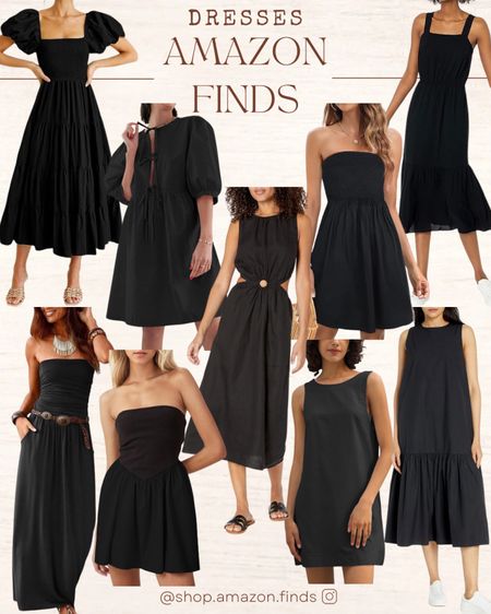 Black summer dresses from Amazon!

#LTKSeasonal #LTKStyleTip