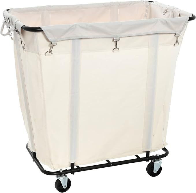 Household Essentials, Black Commercial Laundry Cart | Amazon (US)