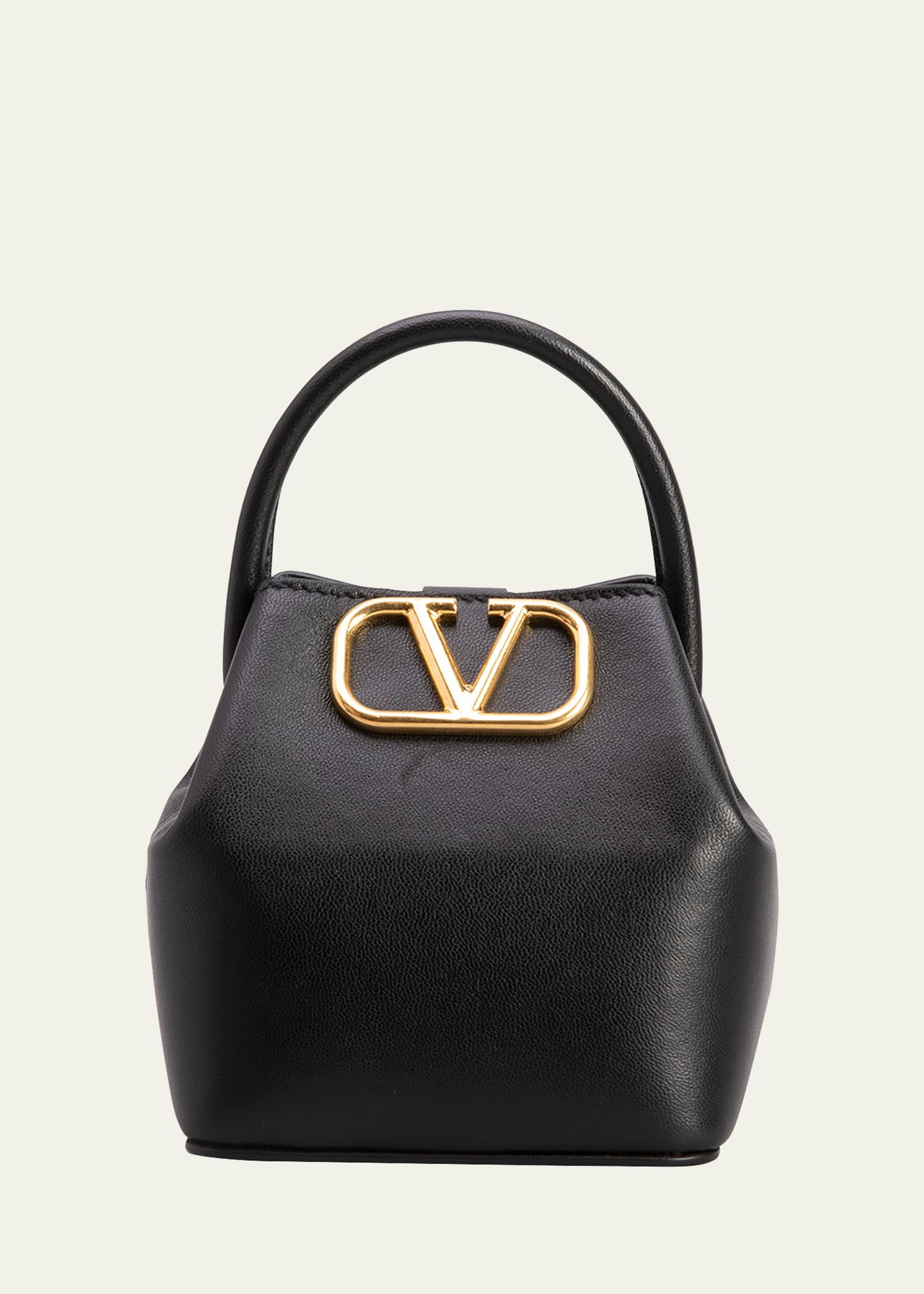 VLOGO Signature Mini Napa Bucket Bag | Bergdorf Goodman