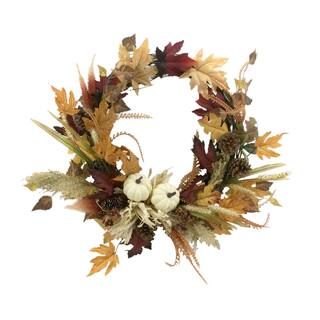 26" Pumpkin, Berries & Leaves Wreath by Ashland® | Michaels Stores