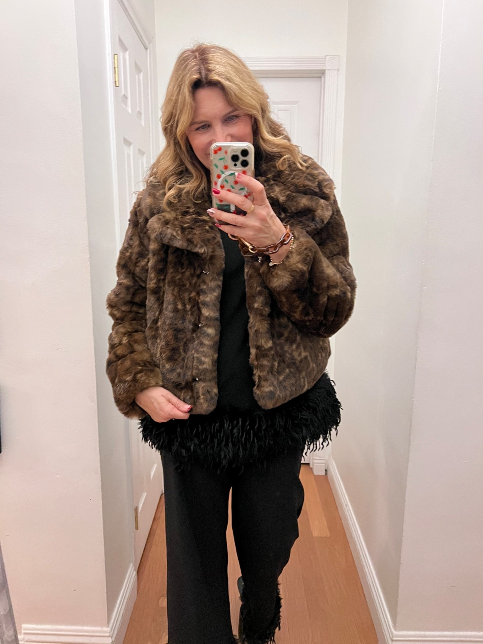 Received so many compliments on this faux fur coat tonight 

#LTKFindsUnder100 #LTKSeasonal