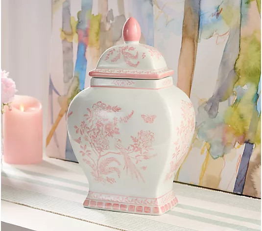 Mrs. H by Dee Hilfiger 13" Porcelain Ginger Jar | QVC