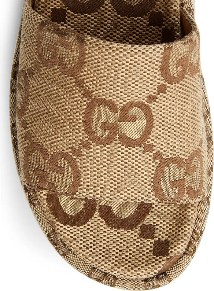 Angelina GG Logo Platform Slide Sandal (Women) | Nordstrom