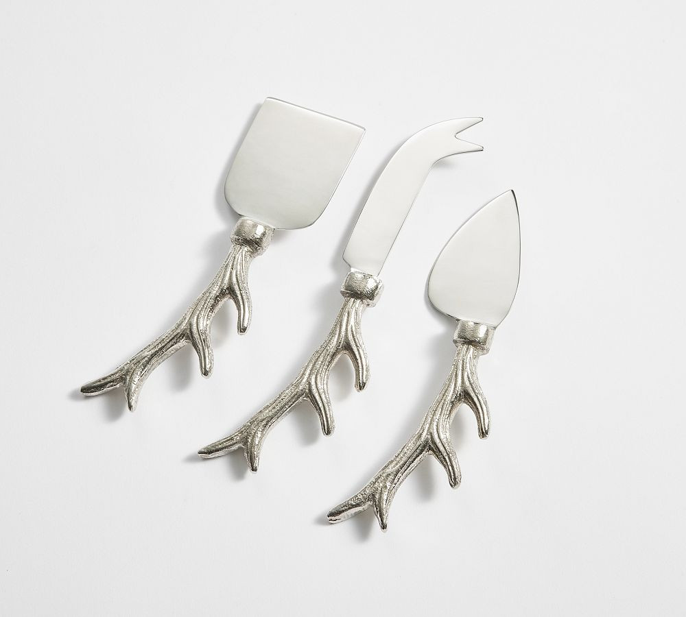 Stag Cheese Knives - Set of 3 | Pottery Barn (US)