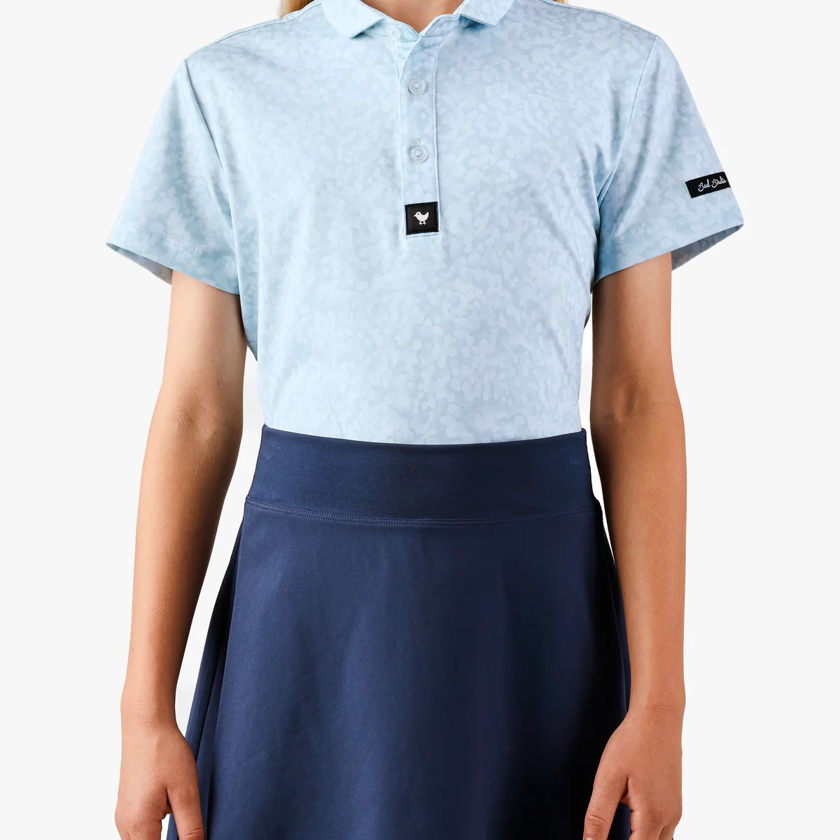 Youth Polo - Salt Shaker - Baby Blue | Bad Birdie Golf
