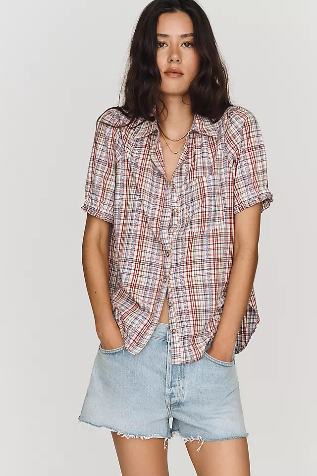 Aly Puff-Sleeve Blouse | Anthropologie (US)