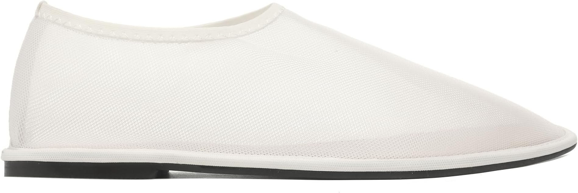 Mesh Sock Ballet Flats for Women Nylon Tulle Slip on Mary Jane Flats Sheer Comfortable Casual Dre... | Amazon (US)