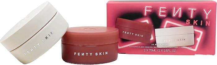 Fenty Skin Lil Butta Dropz Mini Whipped Oil Body Cream Duo - Nauthty Nutmeg and Warm Cinnamon Shi... | Amazon (US)