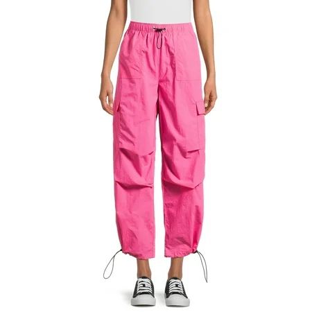 No Boundaries Women s Juniors Nylon Parachute Pants 29.5 Inseam Sizes XS-XXXL | Walmart (US)