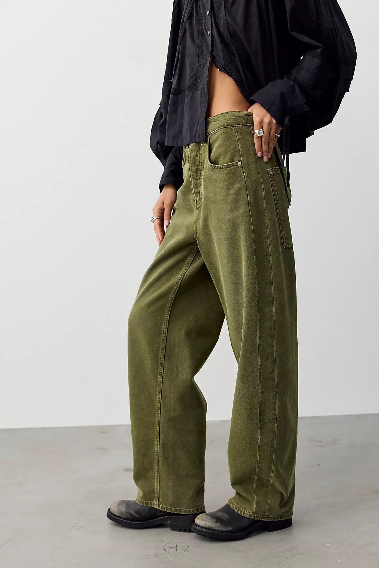We The Free Truro Baggy Puddle Jeans | Free People (Global - UK&FR Excluded)
