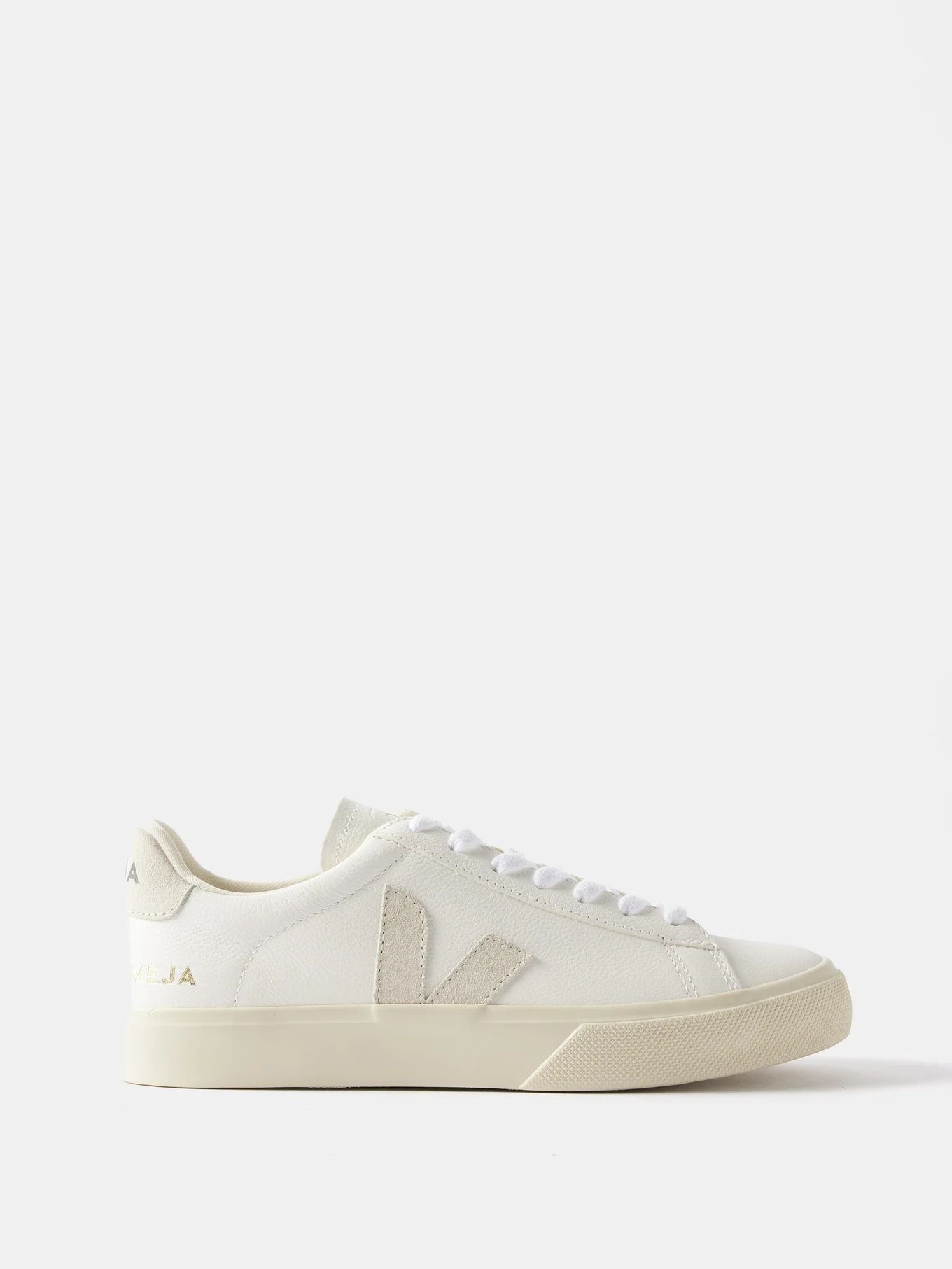 Campo V-logo leather trainers | Veja | Matches (US)