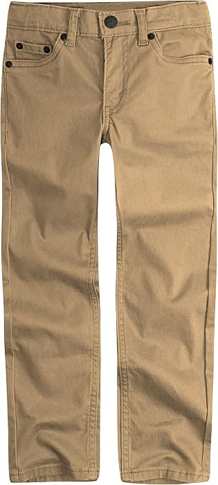 Levi's Boys' Slim Fit Soft Brushed Pants | Amazon (US)