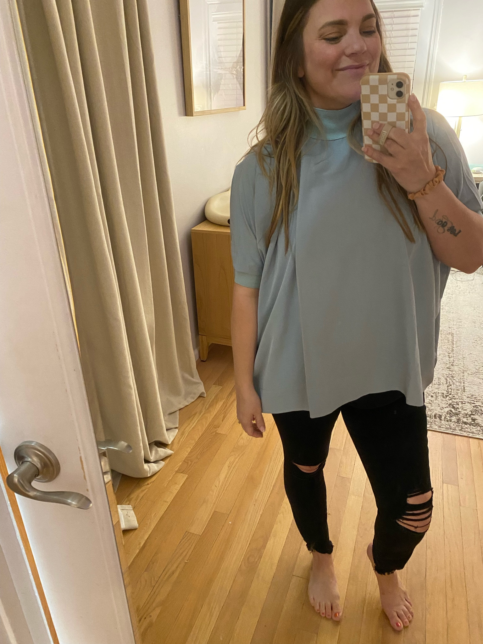 I am loving this blouse I found on sale at Anthropologie! Perfect fitted neck and arms to make a simple shirt feel elevated 

#LTKworkwear #LTKsalealert #LTKstyletip
