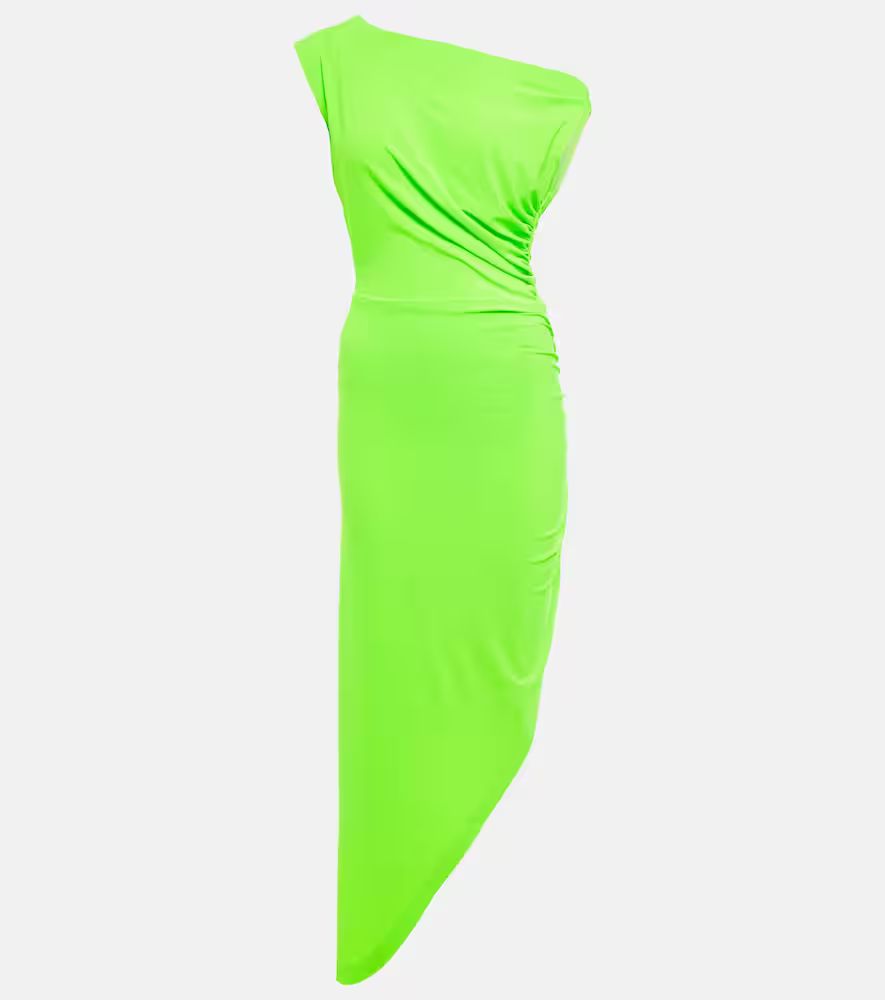Norma Kamali Diana asymmetrical mini dress | Mytheresa (US/CA)