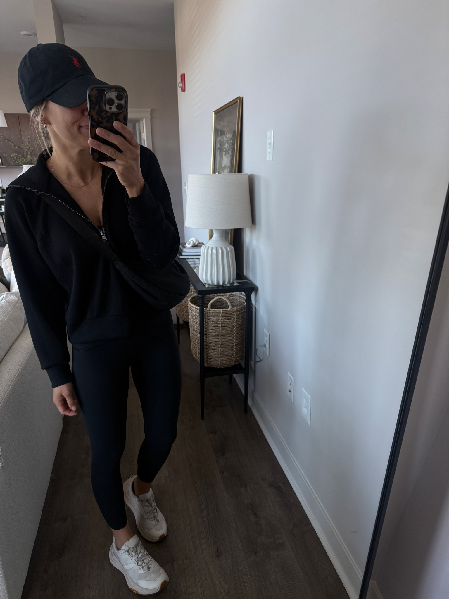 Wearing small leggings, sports bra + sweatshirt, sneakers tts (Spanx Code: LAWXSPANX - first time purchase only)

#LTKActive #LTKOver40 #LTKFindsUnder100