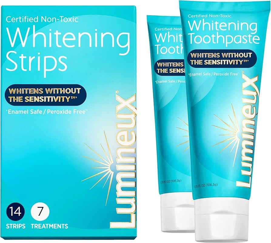 Lumineux Whitening Starter Pack (includes 7 Pack Strips + 2 Pack Whitening Toothpaste) | Amazon (US)