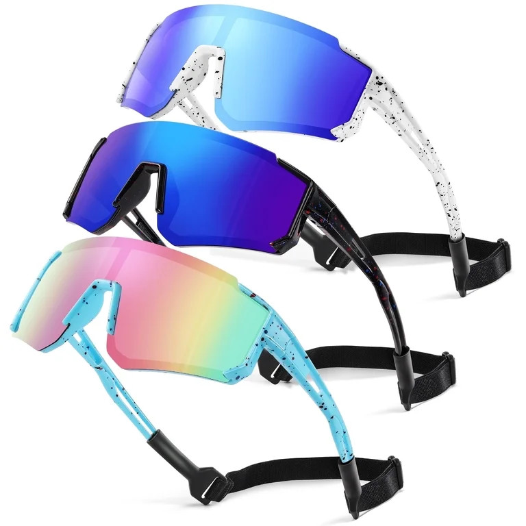 AOMASTE Kids Polarized Sunglasses Baseball Sunglasses Youth Age 3-12 Sports UV Protection Goggles... | Walmart (US)