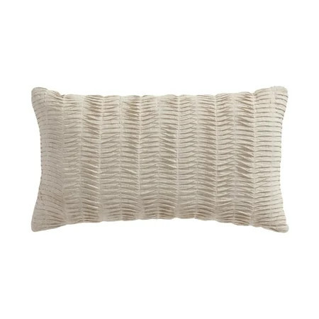 Levtex Home - Spencer Plaid Neutral - Decorative Pillow (12x22in.) - Pleasted - Taupe | Walmart (US)