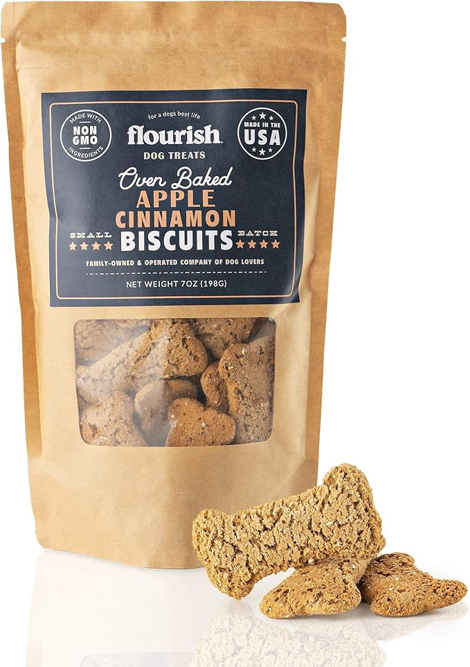 Flourish Pers Organic Dog Biscuits, All-Natural Treats, Made in The USA | Amazon (US)