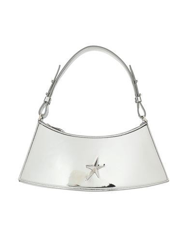 Mugler Woman Handbag Silver Size - Leather | YOOX (US)