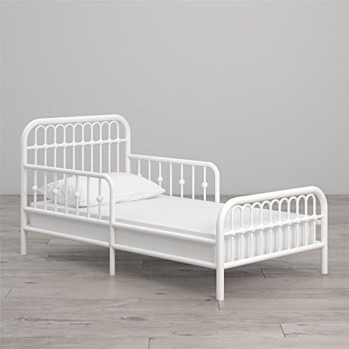 Little Seeds Monarch Hill Ivy Metal Toddler Bed, White | Amazon (US)