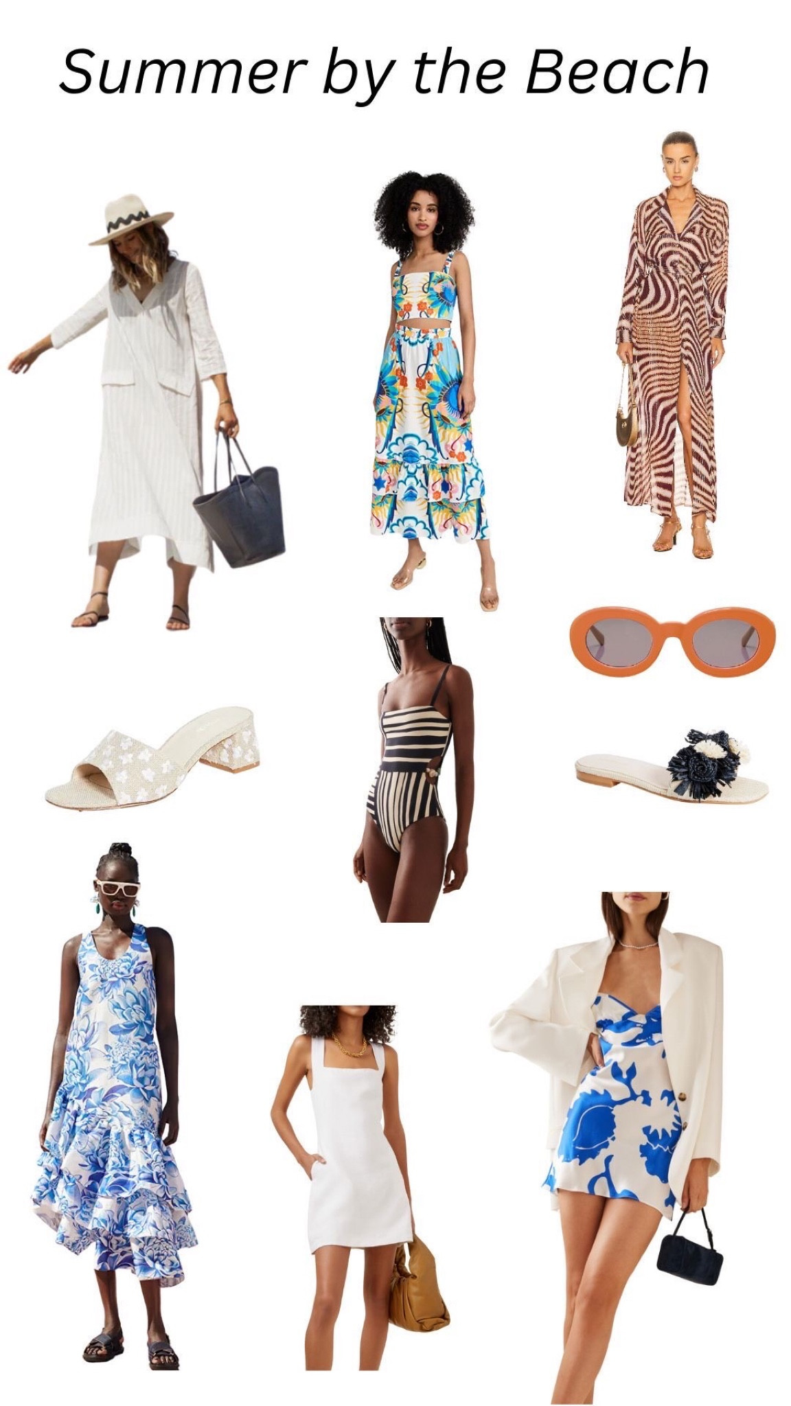 Take me back to Italy! Shop for a summer by the water! 