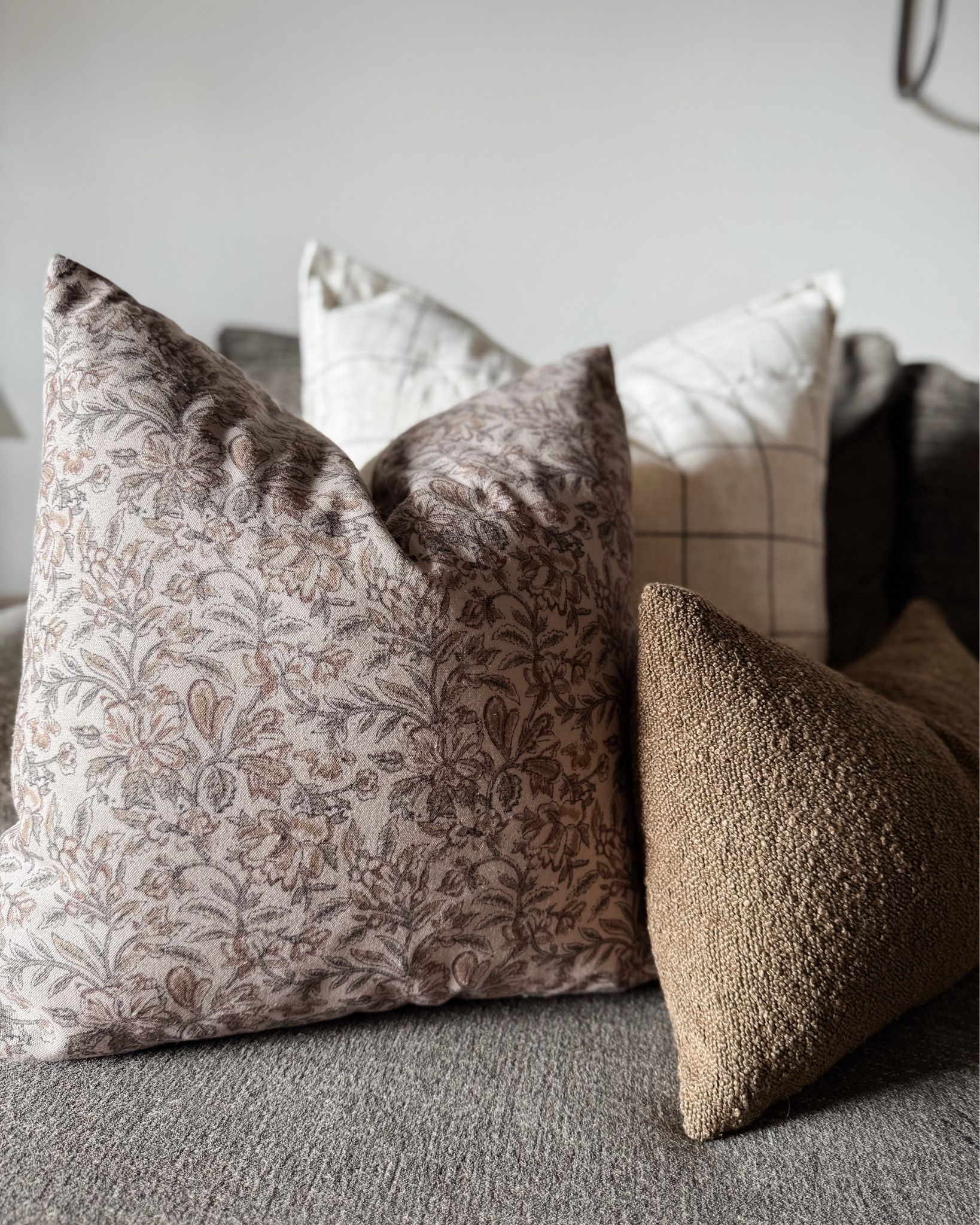 Living room views for after Christmas 🤎perfect neutral pillow covers for all year! 

#LTKHome #LTKSeasonal #LTKSaleAlert