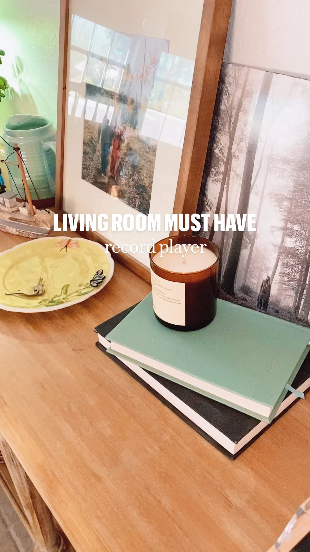 living room must have! a record player for all the cozy, nostalgic vibes. i love lighting a candle and putting on evermore/folklore while i finish up some cleaning or just lounging

#LTKdayinmylife #LTKHome #LTKSaleAlert