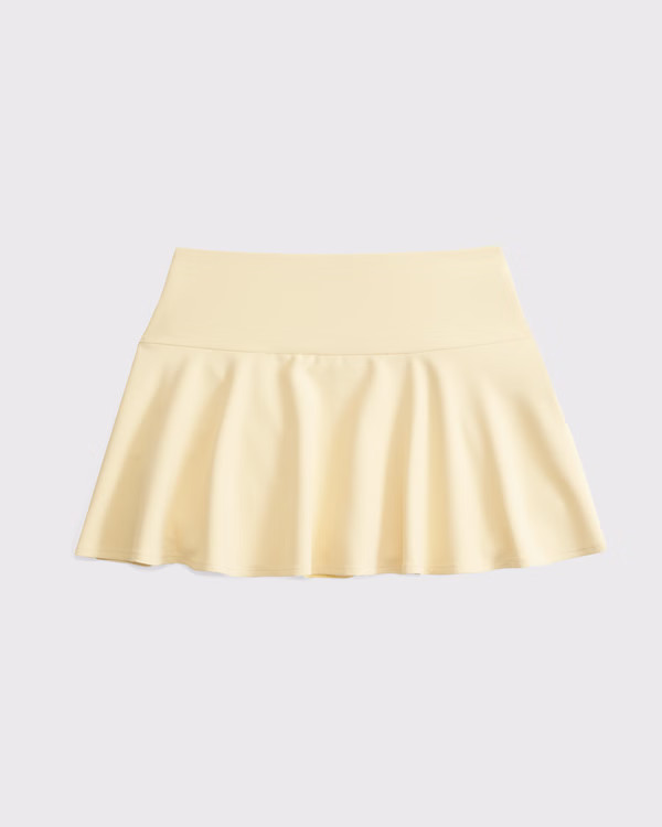 High Rise Flirty Drop-Waist Mini Skort | Abercrombie & Fitch (US)