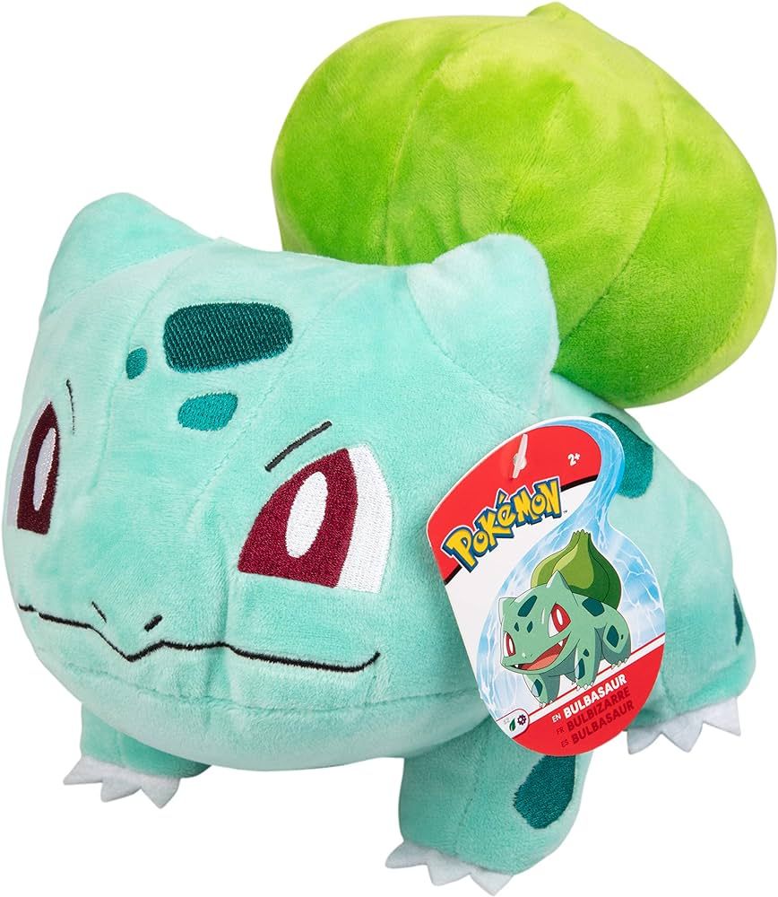 Pokémon 8" Bulbasaur Plush Stuffed Animal Toy - Officially Licensed - Gift for Kids | Amazon (US)