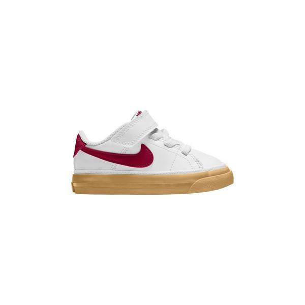 Nike Court Legacy Sneakers Toddler 9T Regular White/Team Red/Gum Yellow | Scheels Sports