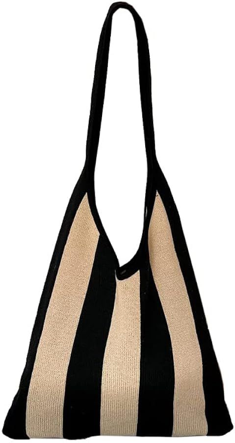 ENBEI Women's tote bags aesthetic Shoulder Handbags Hand crocheted Bags large Shoulder Shopping B... | Amazon (US)