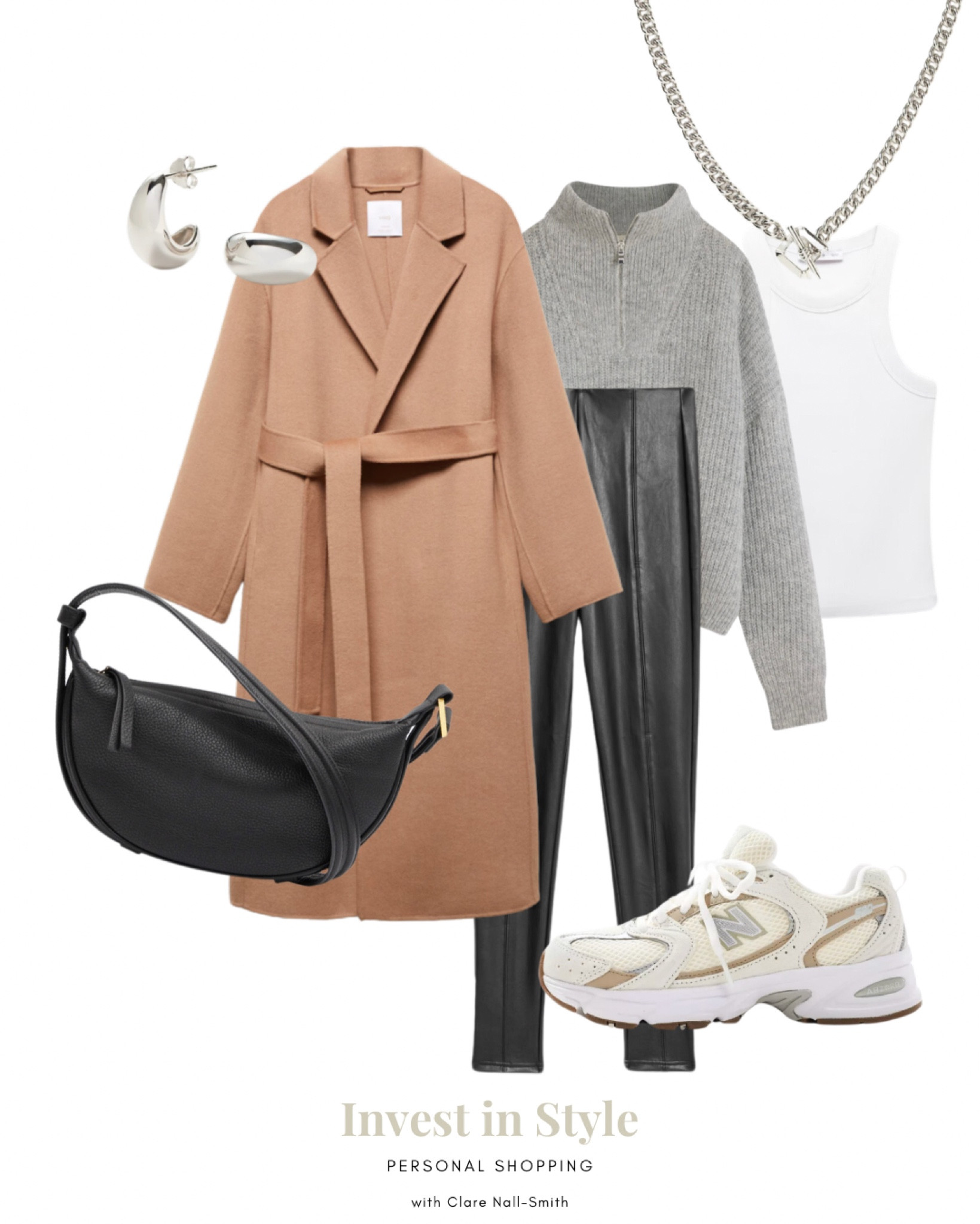 Camel coat styling 
casual outfit idea 

#LTKautumn #LTKuk #LTKstyletip