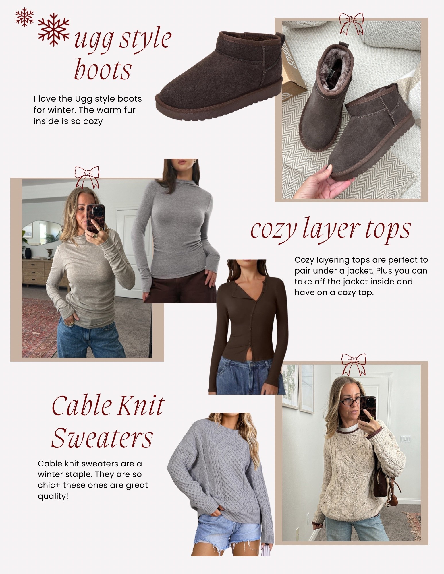 Winter cozy must haves 

#LTKGiftGuide #LTKHoliday #LTKFindsUnder100