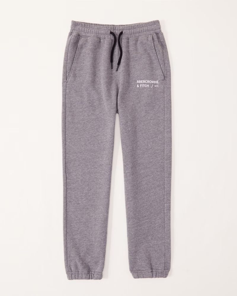 logo easy-fit sweatpants | Abercrombie & Fitch (US)