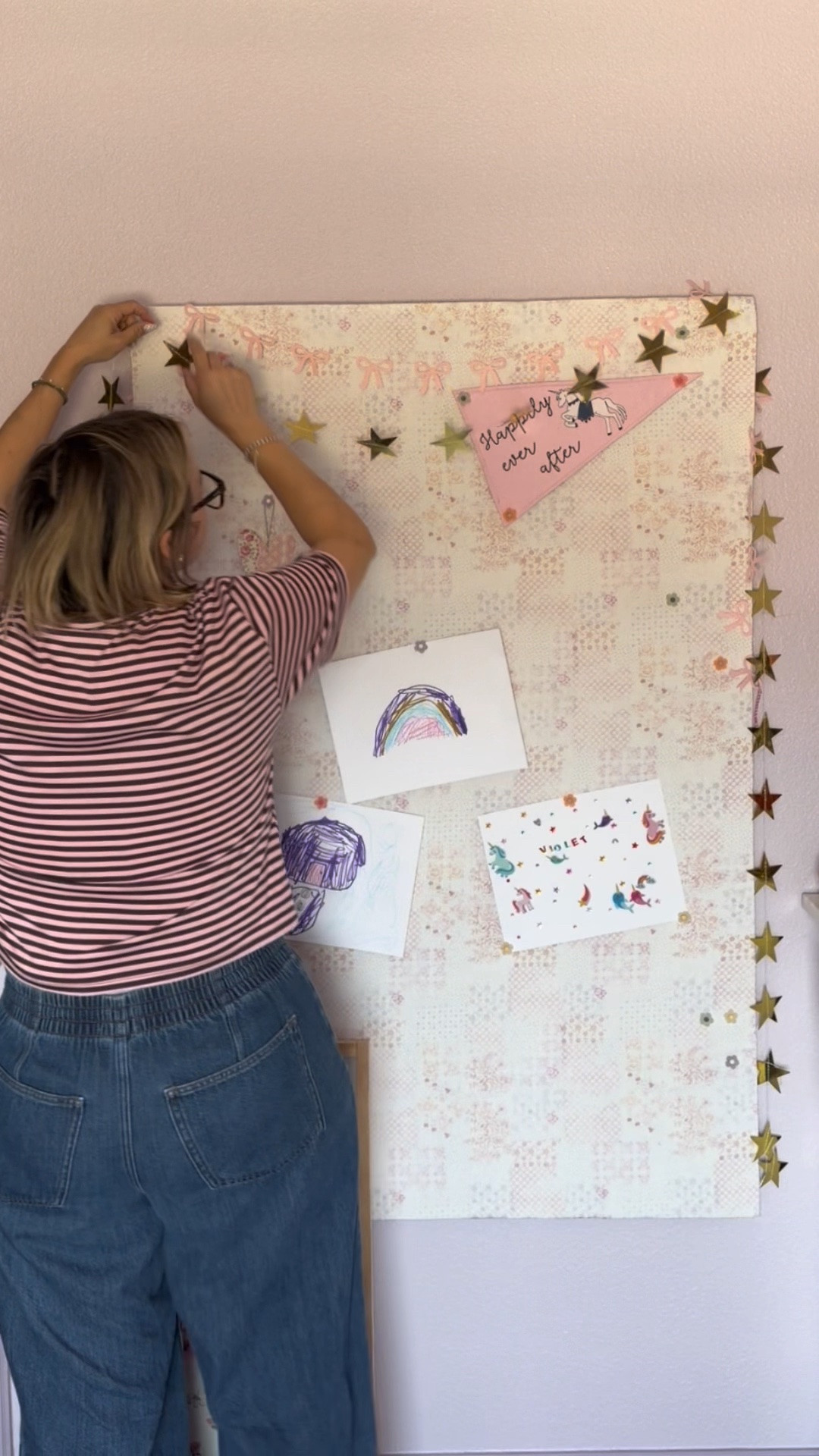 DIY girls room pin board

#LTKmomlife #LTKHome #LTKKids