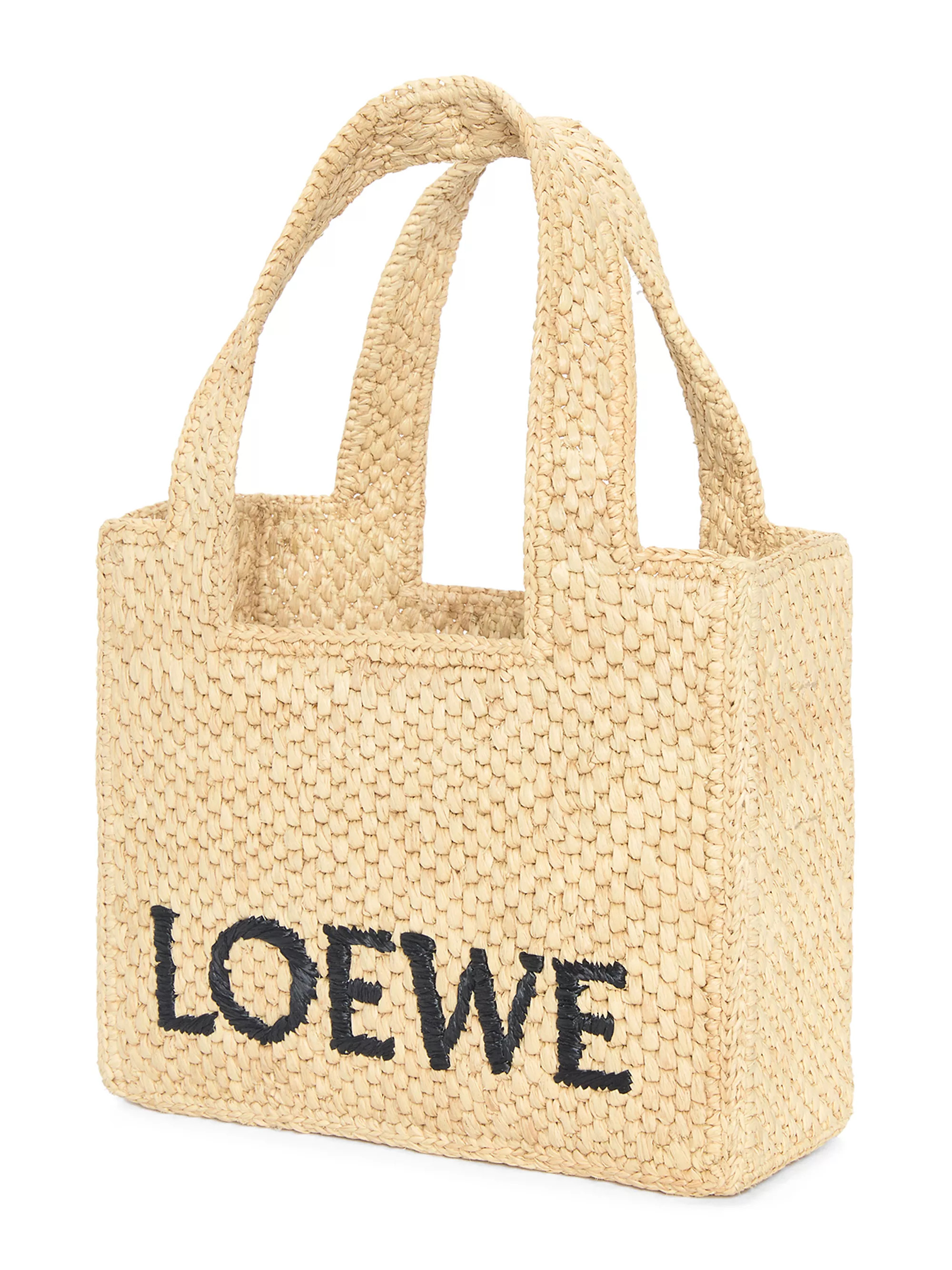 LOEWE LOEWE x Paula's Ibiza Mini Raffia Tote Bag | Saks Fifth Avenue | Saks Fifth Avenue