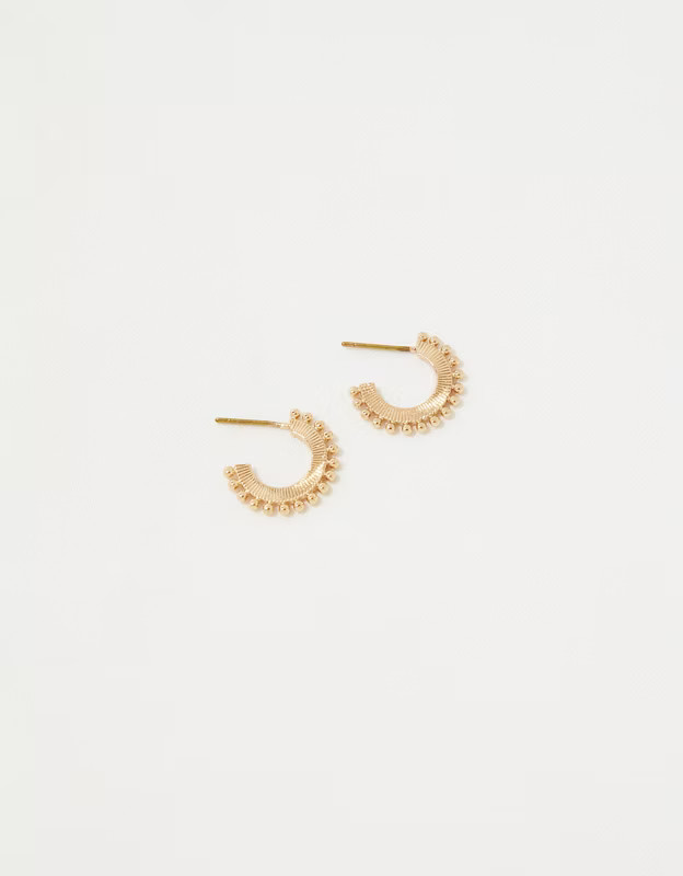 Aerie Bobble Mini Hoop Earrings | Aerie