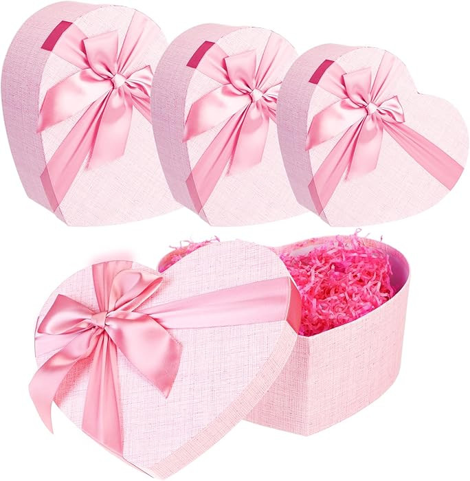 Zhanmai 3 Pcs Heart Shaped Gift Box Mother's Day Extra Large Heart Flower Arrangement 3 Size Deco... | Amazon (US)