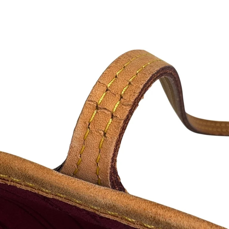 Pre-Owned Louis Vuitton Neverfull MM Handbag Tote Bag Monogram Brown Fuchsia (Pink)... (Fair) | Walmart (US)