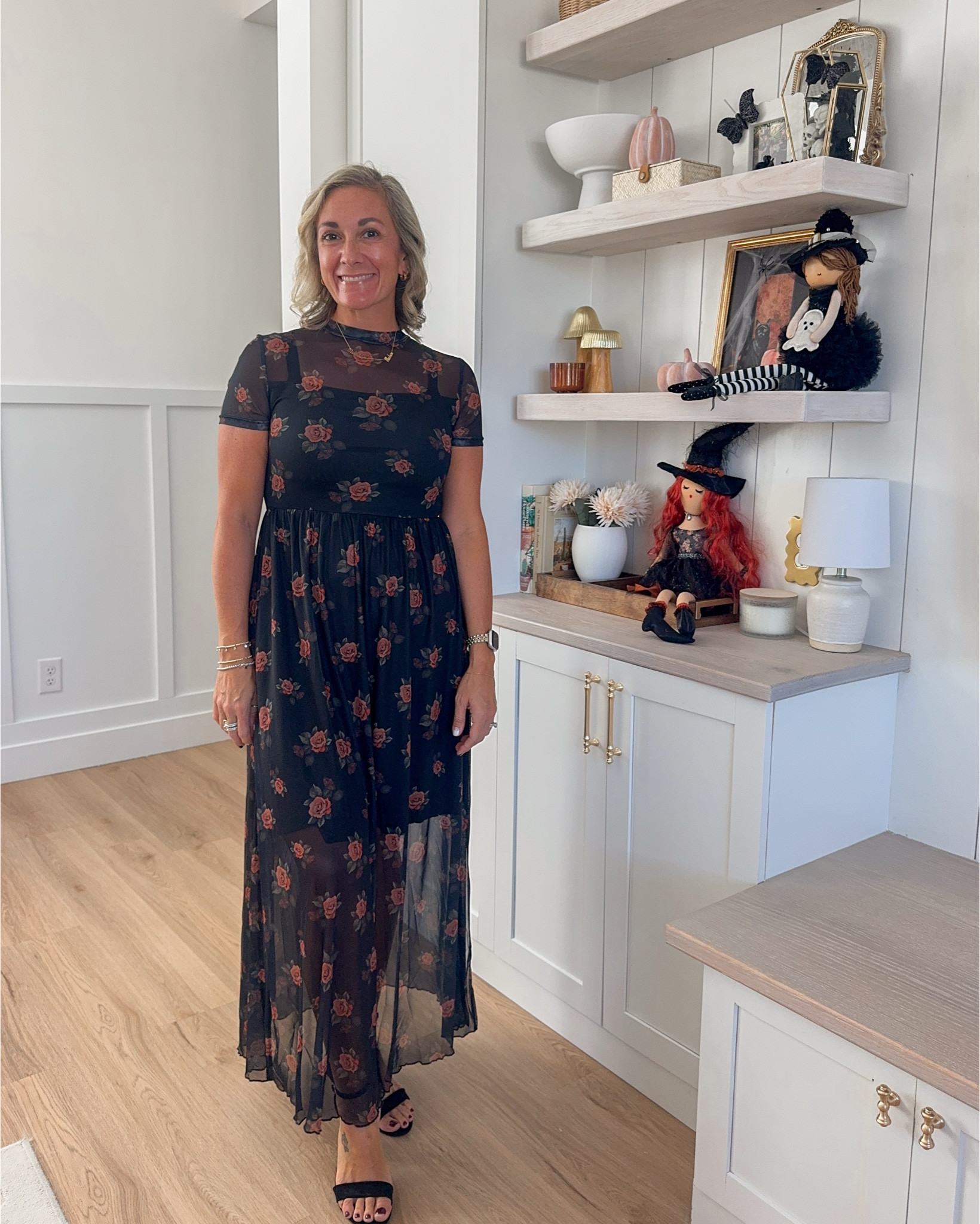 I am in love with this Amazon dress! It’s such a great dress for upcoming holiday events and it’s SO comfy! It runs true to size. 

#LTKStyleTip #LTKOver40 #LTKSeasonal