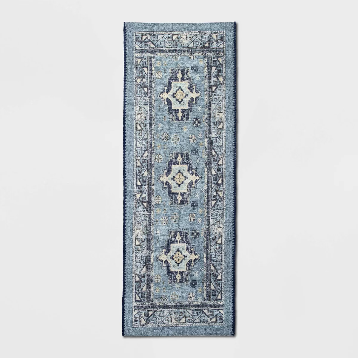 Vintage Persian Medallion Kitchen Rug Blue - Threshold™ | Target