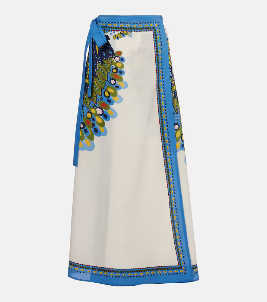 La DoubleJ Flipper printed cotton midi skirt | Mytheresa (US/CA)