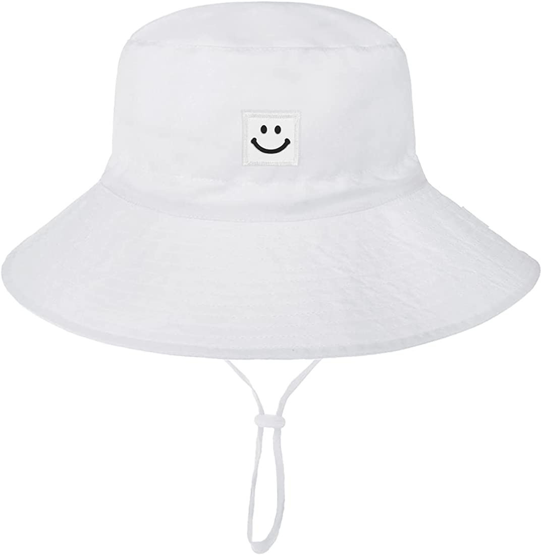 Toddler Sun Hat Baby Sun Hat Toddler Bucket Hat UPF 50+ Baby Girl Boy Sun Hat Smileing Face Sun H... | Amazon (US)