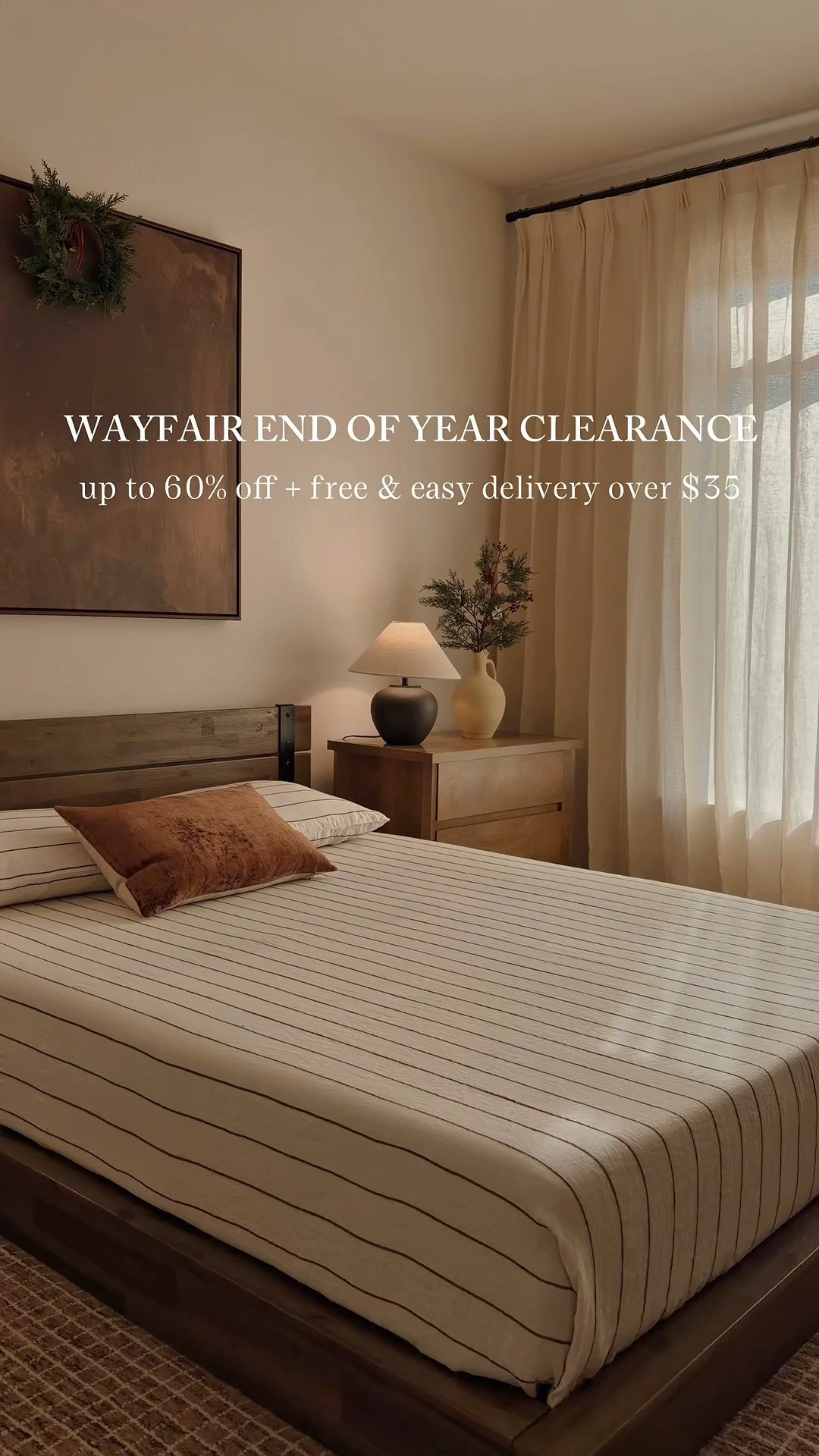 @Wayfair’s End of Year Clearance is happening from 12/16 - 1/1 —up to 60% off + free & easy delivery over $35! Sharing few of my favorites from home 🤎

#ad #wayfair #wayfairpartner #organicmodern #curated #wayfairfinds

#LTKSaleAlert #LTKHoliday #LTKHome