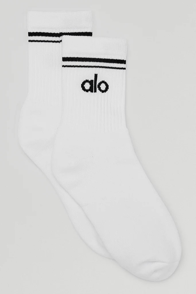 Unisex Half-Crew Throwback Sock | Alo Yoga (US)